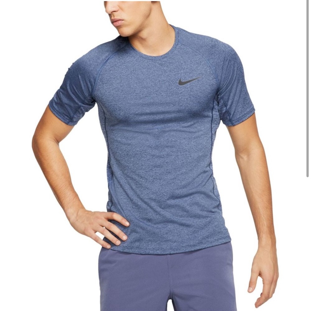 Nike Mens Pro Dri fit Training Top, Obsidian | Size Small